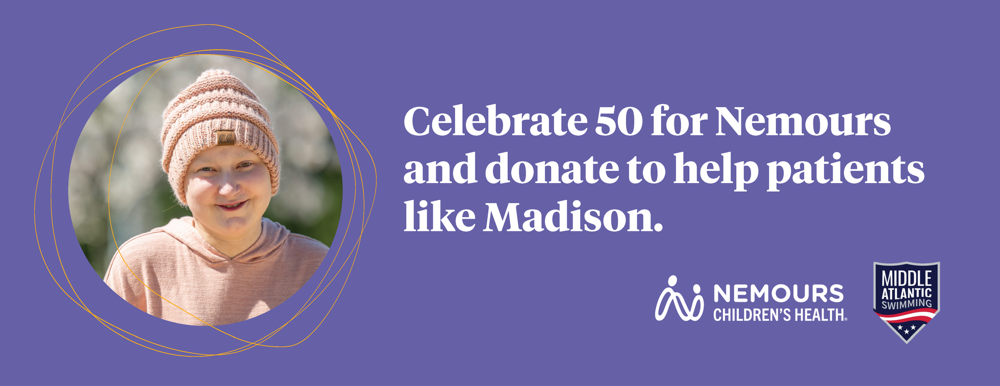 50 for Nemours -Swim for Kids with Cancer & Blood Disorders